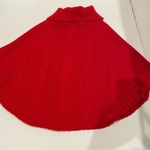 Girls Poncho Size 6/6X